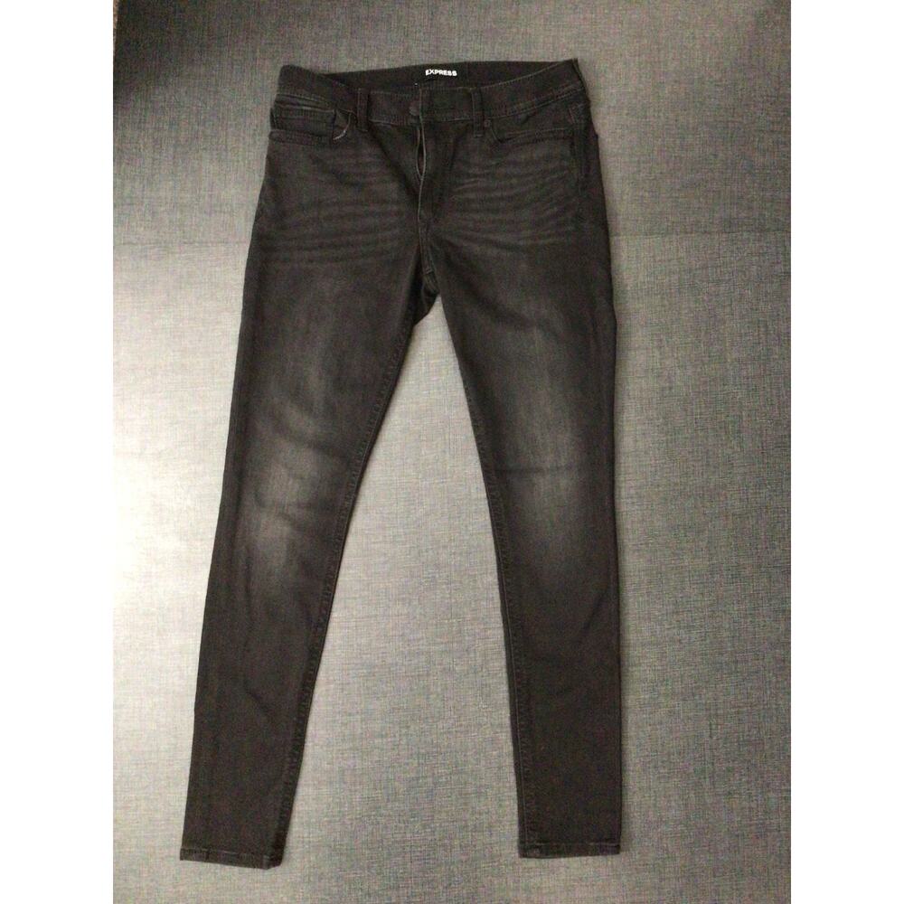 Express Jeans Women’s Mid Rise Leggings Size 10L - Black